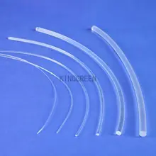 5mX di alta qualità bagliore lato trasparente nucleo solido in fibra ottica cavo di 2mm/3mm/5mm/ 6mm/8mm/10 trasporto libero