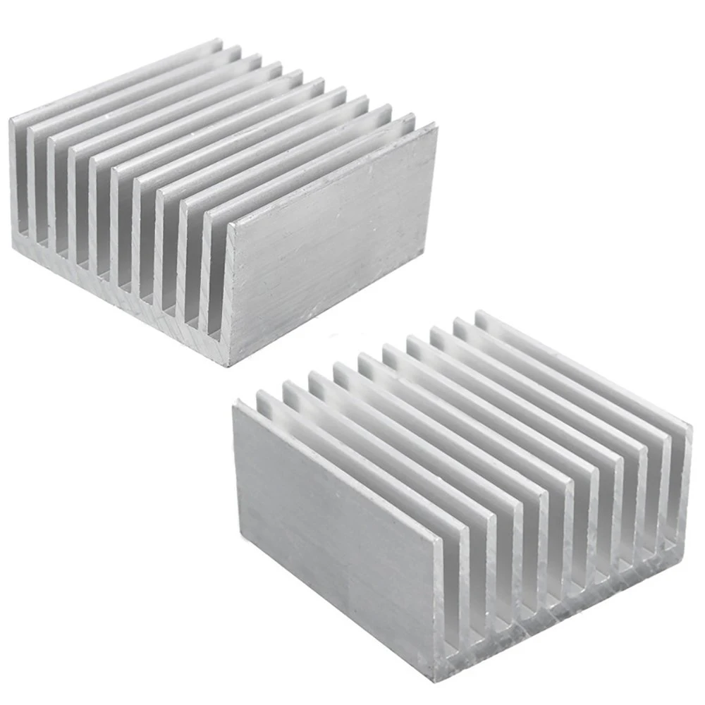 Younuon 40 mm Dissipador de Calor 40x40x20 mm Led Heatinks de Alumínio Cpu Gpu Cartão de Resfriamento do Dissipador de Calor 10 Peças - Imagem 4