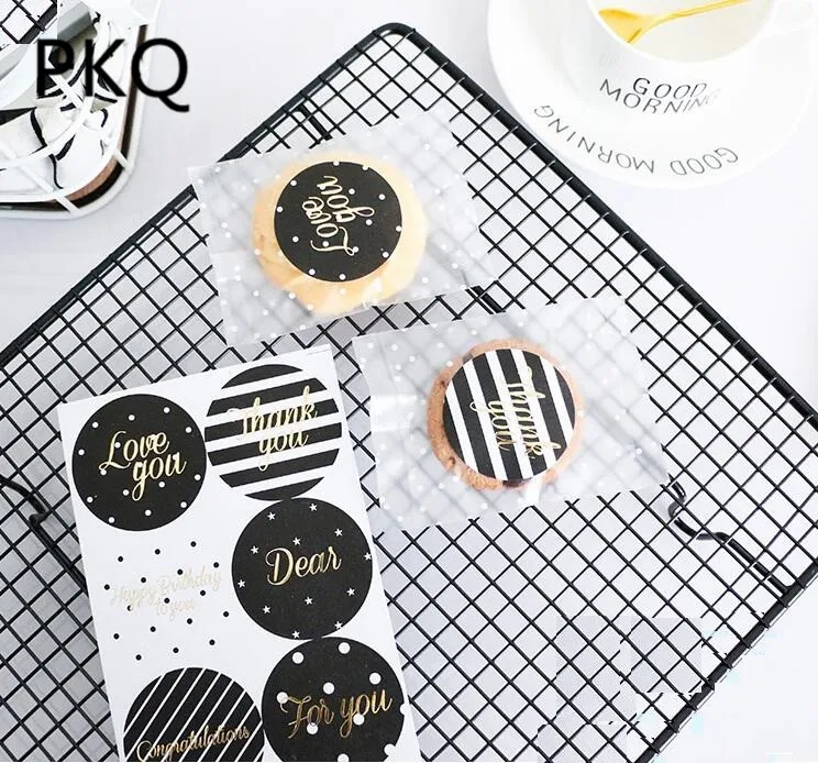 

'Thank YOU' Round sealing stickers,Chrismas Gift Tag sealing sticker,Cake&Baking Packaging Sealing Label