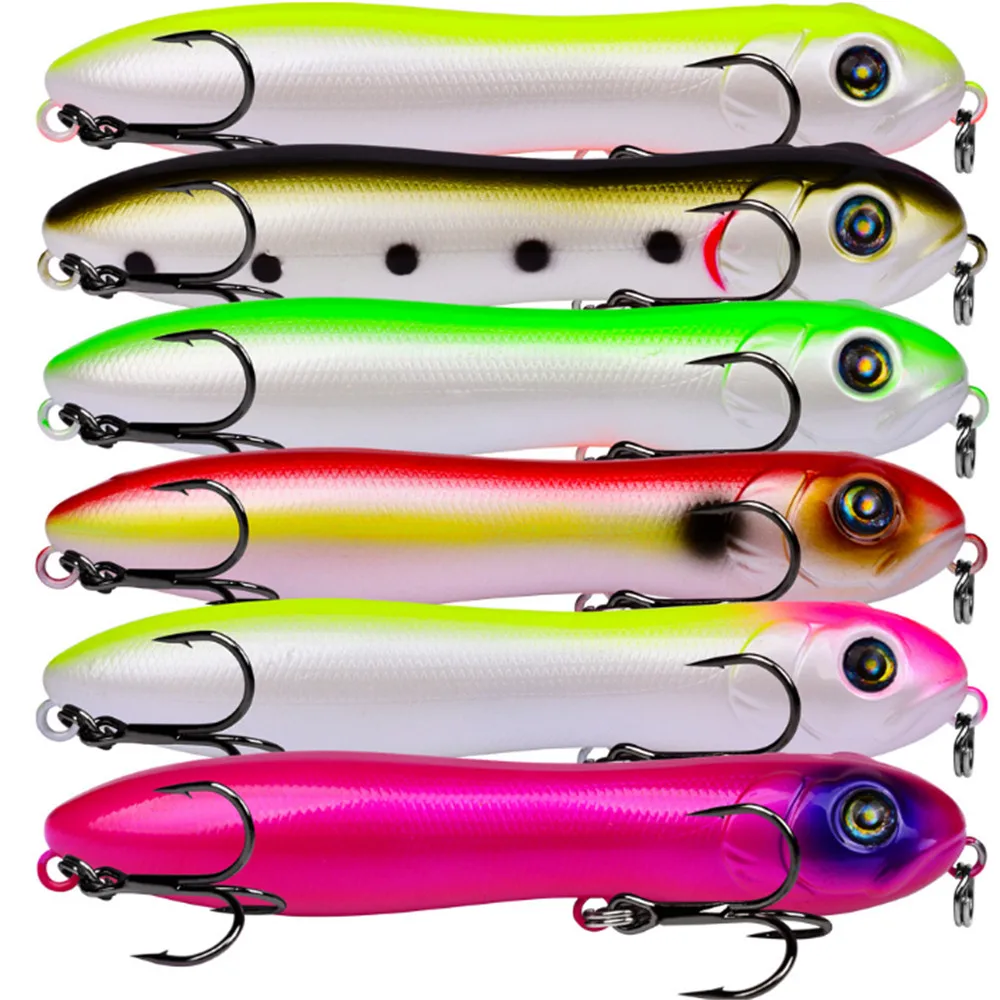 

1Pcs Snake Head Pencil Bait 103mm 15.5g Floating Fishing Lures Artificial Minnow Hard Baits Fishing Wobblers Plastic Tackle