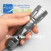 DHL, FedEx, 12 Вт, 1800 лм, CREE XM-L T6, светодиодный мини-фонарь с регулируемым зумом и фокусировкой, с аккумулятором 2 шт.* 18650, 1 шт.* зарядное устройство, SOS