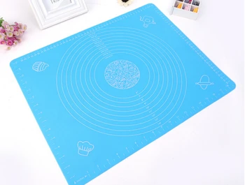 

50x40cm Natural Silicone Dough Mat Anti-Slip place mat Heat-Resistant Kitchen Placemat Household Multipurpose Insulation Pad