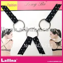 Black bra strap