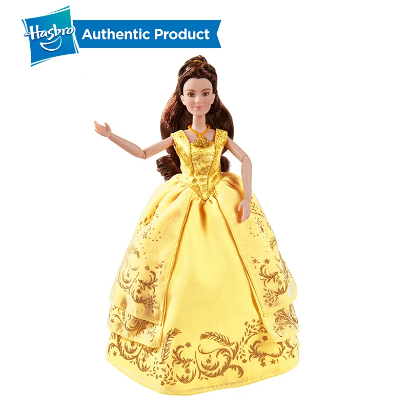 Hasbro принцесса Красавица и Чудовище очаровательное бальное платье деревенское платье Belle Коллекция фигурка игрушка модель подарок для девочек