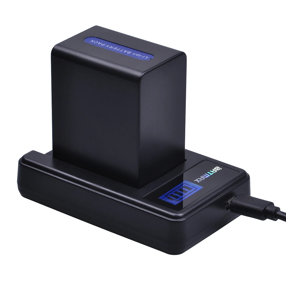 2pc 4500mAh NP FH100 Battery + LCD USB Charger для sony FH30 FH50 HDR CX12E CX7E SR10E|Цифровые аккумуляторы| |