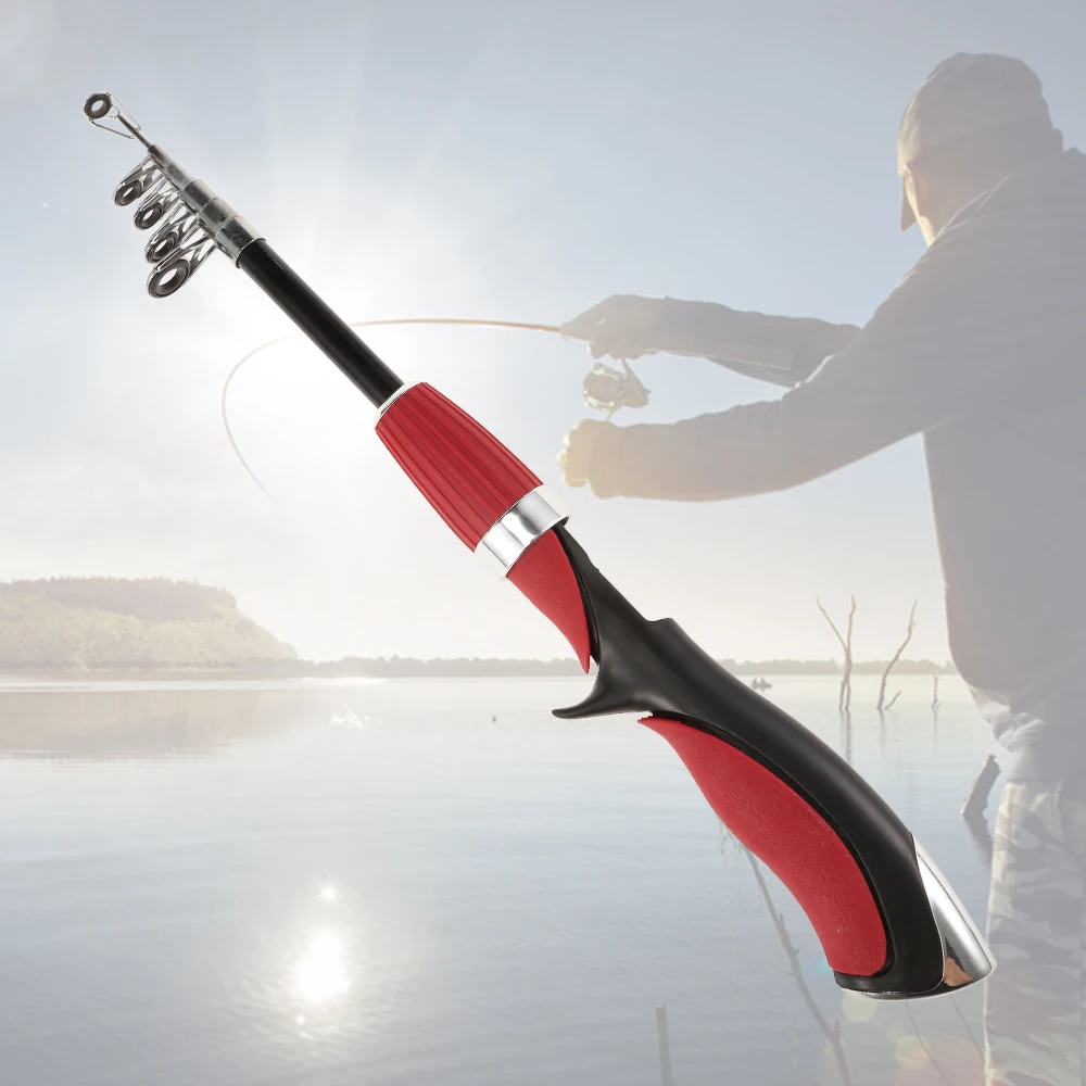 1.4m Portable Retractable Lure Fishing Rod 99 Carbon Fiber Rod