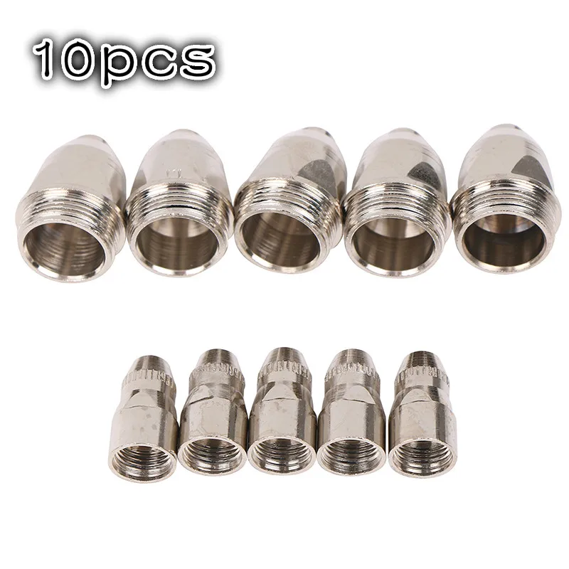 10pcs P-80 Plasma Torch Consumable 1.1mm Nozzle Tip Electrode Trail Pack