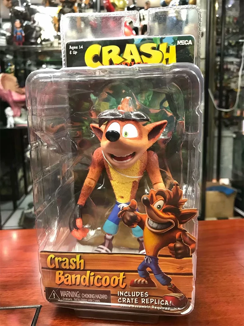 NECA Anime Game Crash Bandicoot PVC Action Figure Collectible Model Toys Christmas Gift (2)