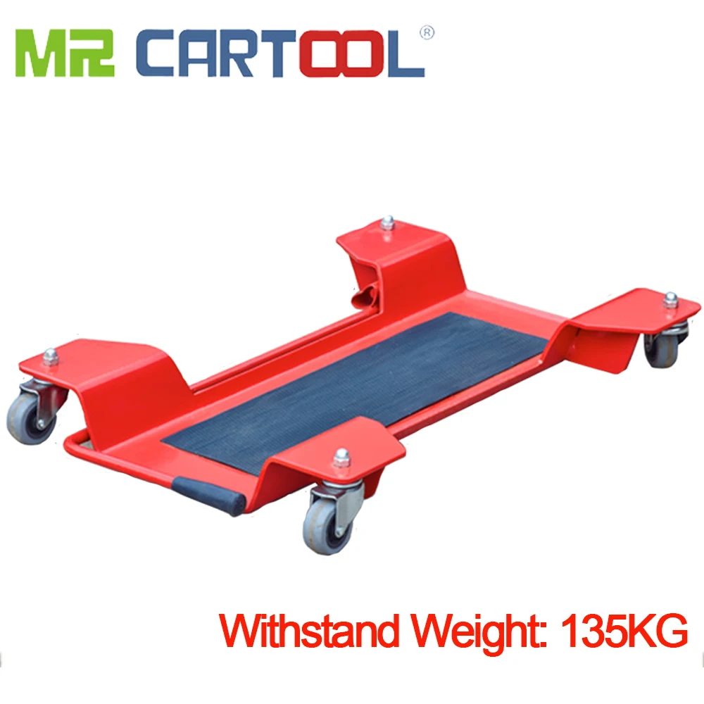 

MR CARTOOL Motorcycle Parking Rack Frame Cart Maintenance Mobile Station Roller Ramp Lift Stand Tool