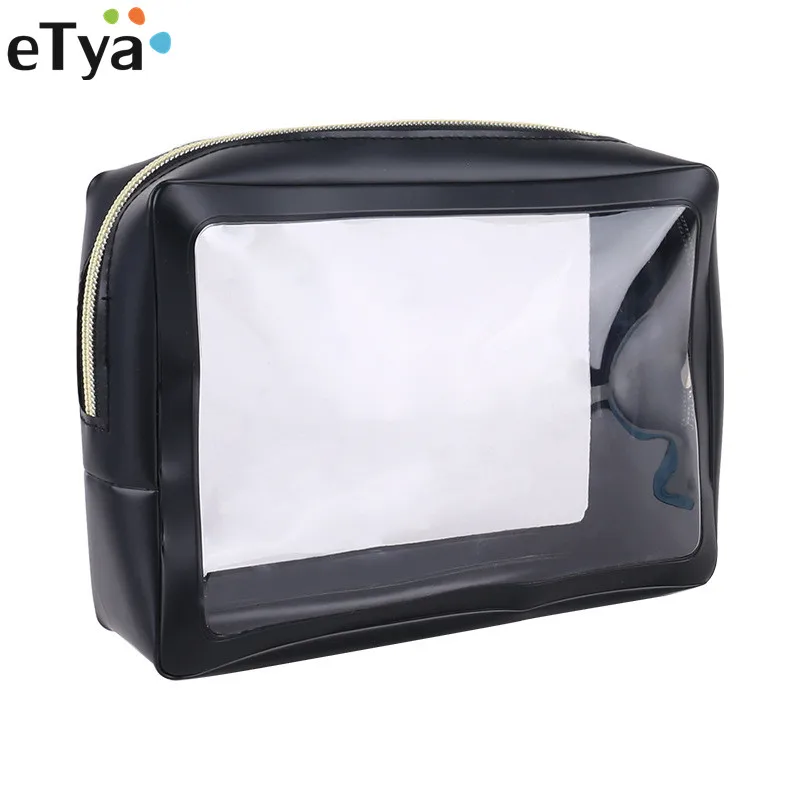 

eTya Travel Accessories Women Transparent PVC Travel Packing Organizers Bag Cases Pouch Luggage Cosmetic Toiletry Kit Bag
