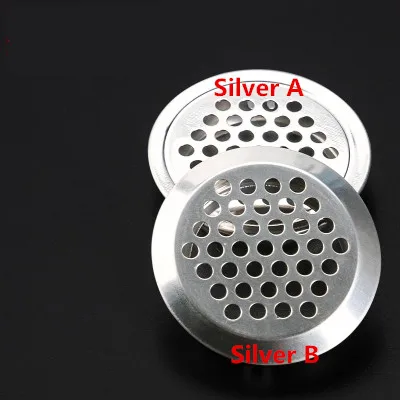 30Pcs/Lot Ventilator Grille round stainless steel Air Vent Ventilator Grille For Closet Shoe Cabinet