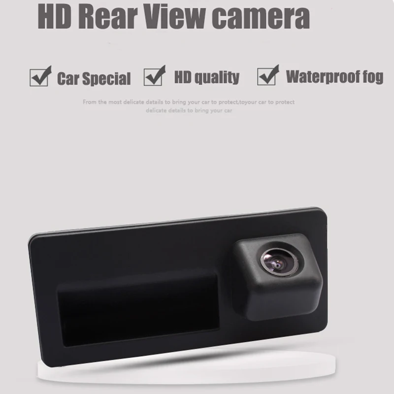 LiandLee Car Trunk Handle Rear View Reversing Parking Camera For Audi A6 C7 4G 2011~2018 (1)