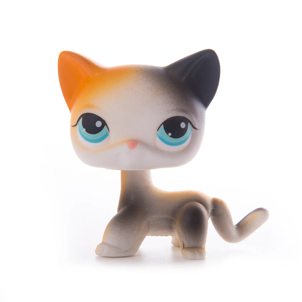 

Pet Shop Lps cat old collection Toys Short Hair Cat Action Standing Figure Cosplay Toys Children Best Gift