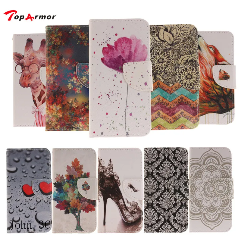 TopArmor PU Leather Phone Cover For Motorola Moto G3 G 3 3rd Gen Card Slots Flip Wallet phone case Fundas | Мобильные телефоны и