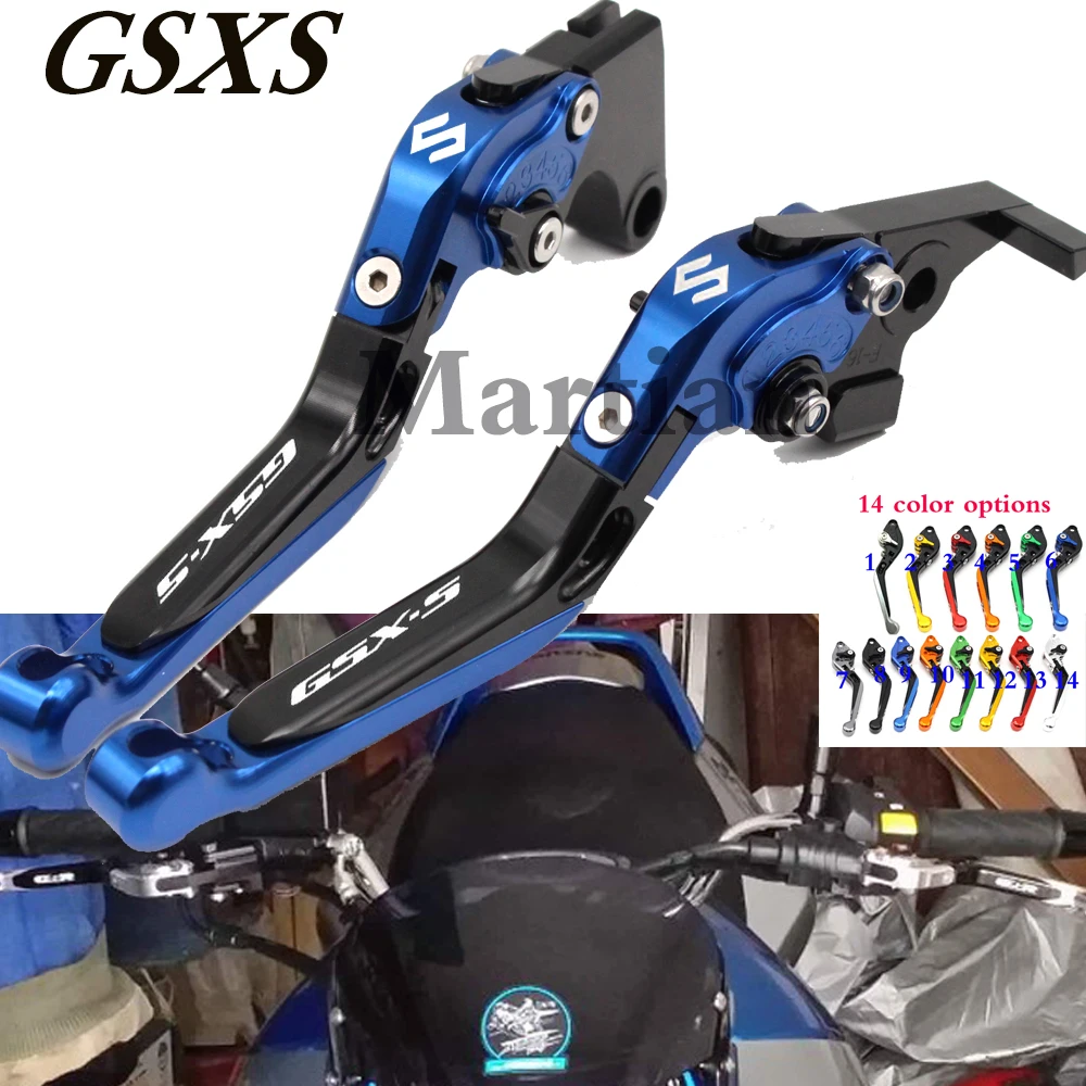 

For SUZUKI GSX-S750 GSX S750 2011-2016 Motorcycle Folding Extendable Brake Clutch Levers 14 Colors
