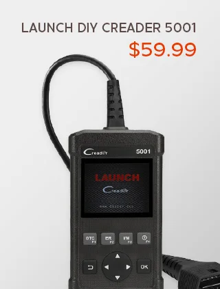 Launch DIY диагностический инструмент CReader 6011 OBD2/EOBD Авто код сканер с ABS и SRS системы диагностические функции