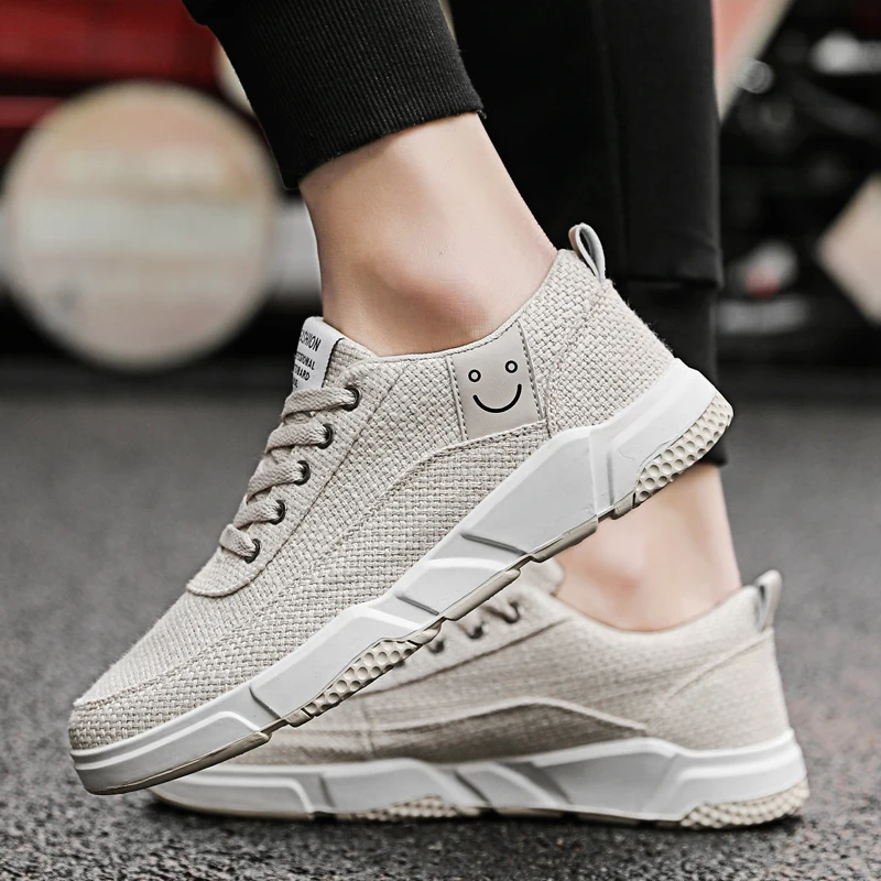 TRAANO 2019 New Spring Men's Shoes Classic Sneakers Men Casual Fly weather Low To Help Fashion CC-110 | Обувь