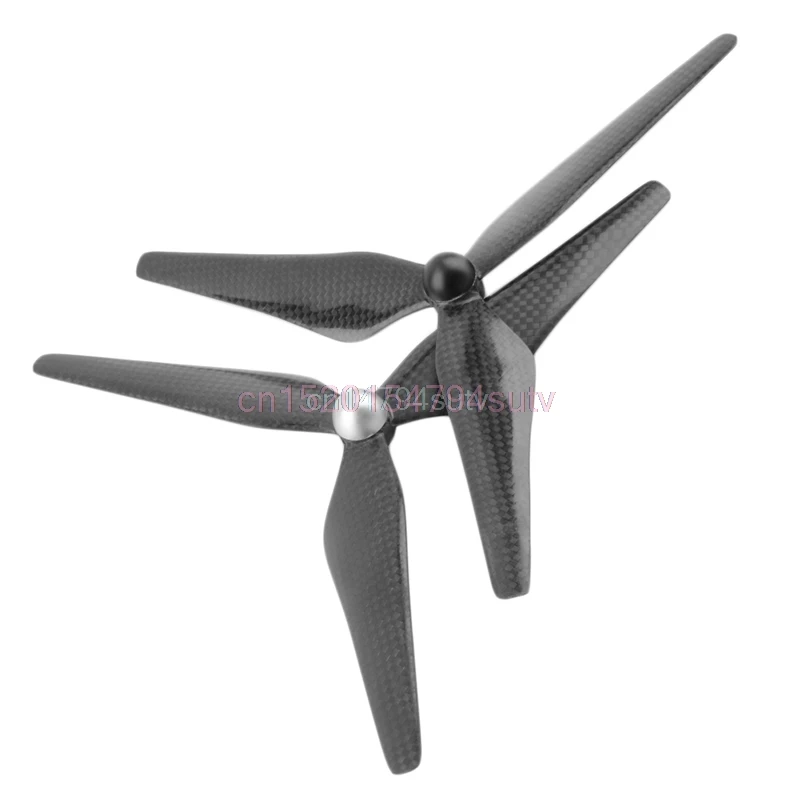 

Carbon Fiber 9450 Propeller CW/CCW 3-Blade Prop For DJI Phantom 1 2 3 Vision #H055#