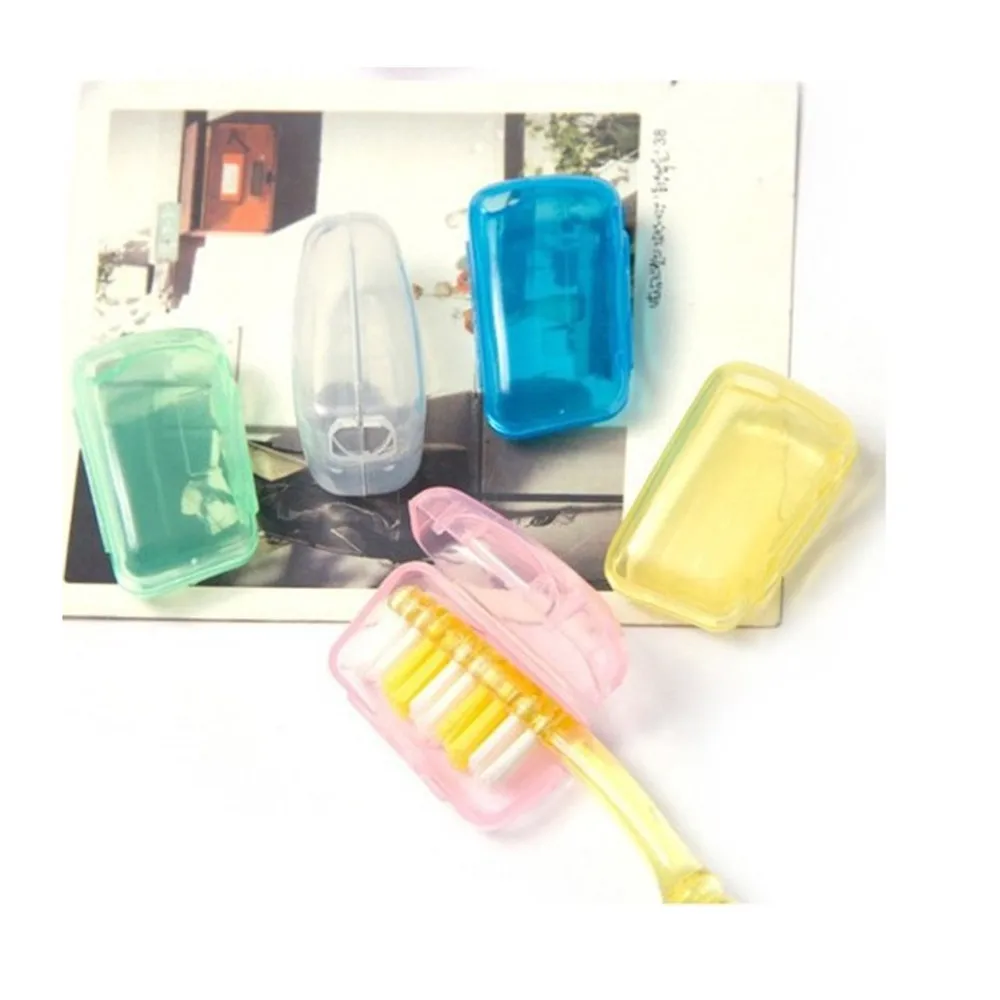 10Pcs Travel Portable Toothbrush Cover Wash Brush Case Box Toothbrushes