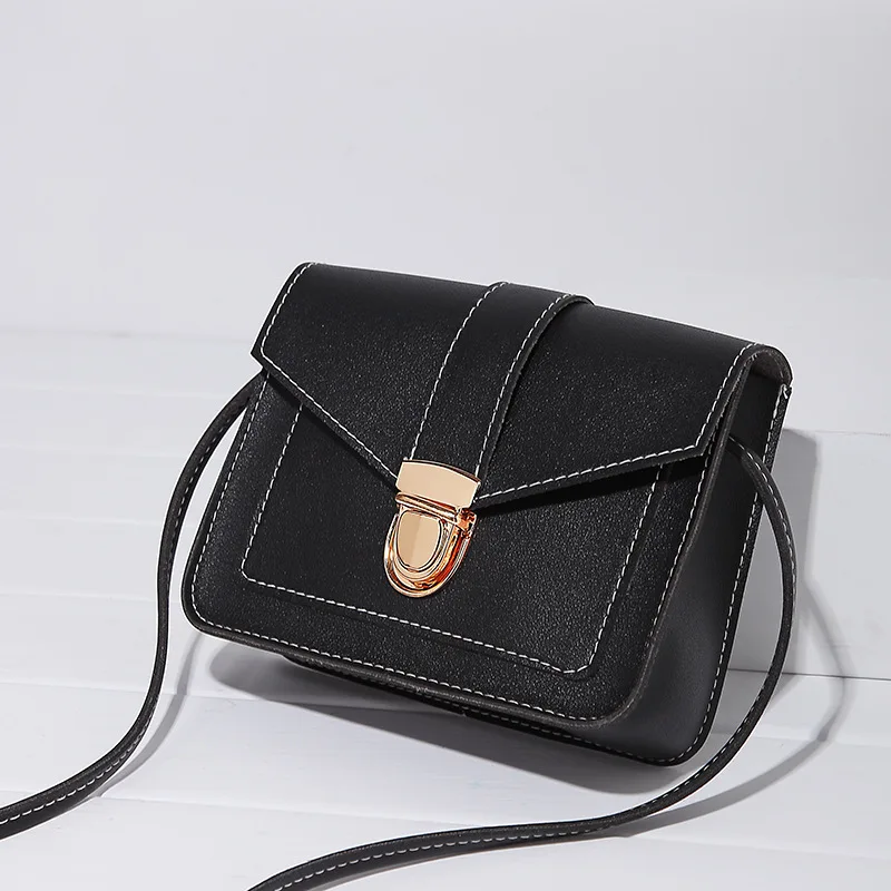 

New Fashion Crossbody Bags for Women Small And Square BagMini PU Leather Shoulder Messenger Bag for Women 2019 Girl Phone Bag