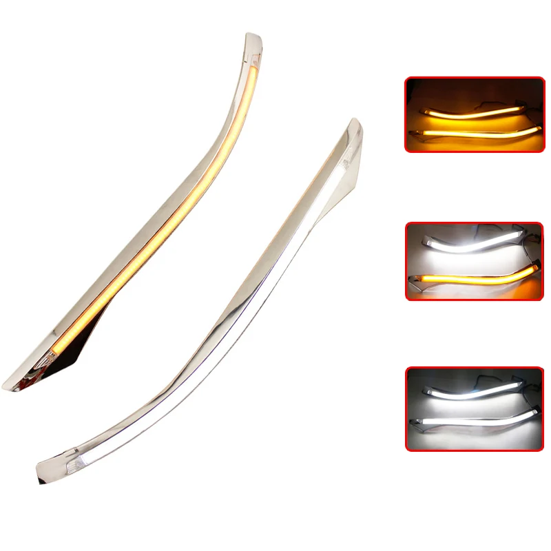 

Car Headlight LED Brow Eyebrow Daytime Running Light DRL Yellow Turn Signal Light For Chevrolet Cruze 2010 2011 2012 2013 2014