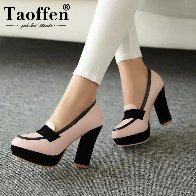 TAOFFEN ladies high heel shoes women sexy dress fo