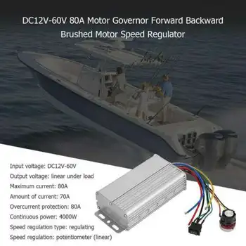 

DC12V-60V 80A 4000W Motor GovernorForward Backward Brushed Motor Speed Regulator