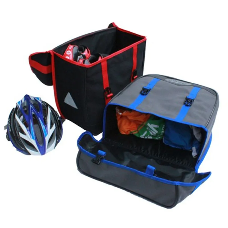 Excellent B-SOUL 50L Large Capacity Bicycle Saddle Bags Waterproof Bicycle Rear Seat Trunk Bag Panniers for Cycling Bycicle Accessories 4