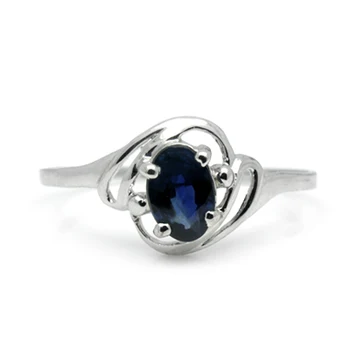 

Anillos Qi Xuan_Dark Blue Stone Luxury Rings_Fashion Ring_S925 Solid Silver Fashion Dark Blue Rings_Manufacturer Directly Sales