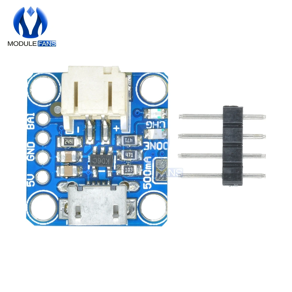 Зарядное устройство Micro Lipo B USB зарядная плата модуль литий ионный для LiPo V1 Sensor