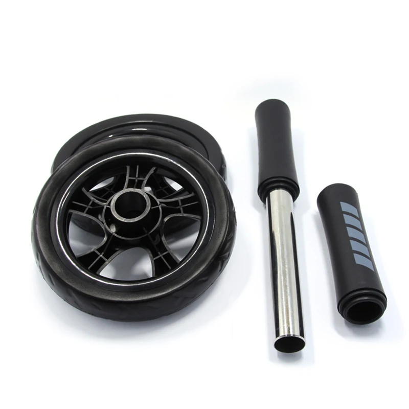 Abdominal Wheel with Mat No Noise Muscle Double-wheeled abdominal wheel Workouts addominali Fitness Exercise Training Equipment