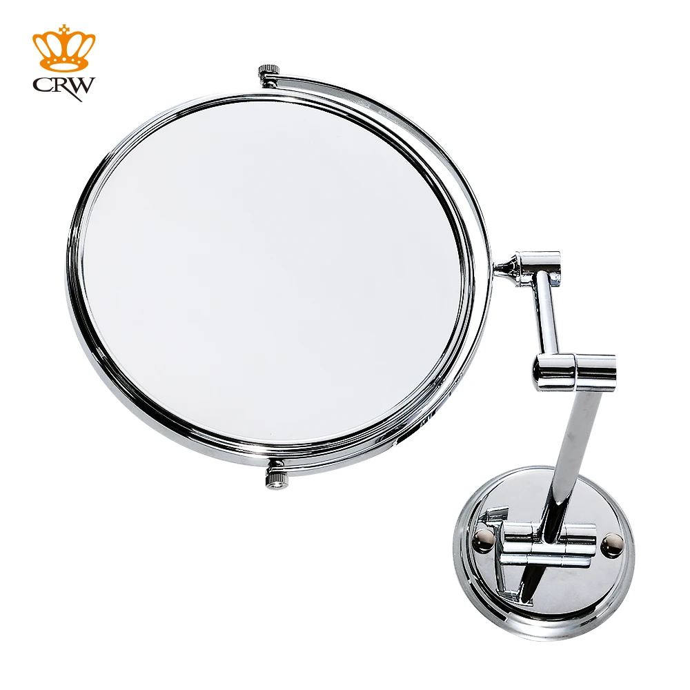 

CRW Bathroom Mirror Modern 8" Wall Mounted Make Up Mirror Magnifying Dual Arm Extend Shaving Mirror 2-Face MR15492