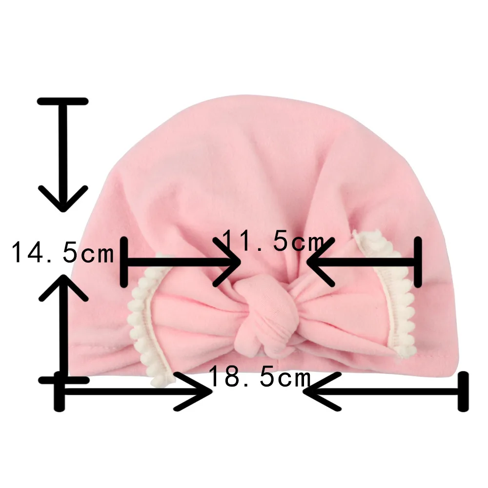 1 шт., милая Шапка-тюрбан для новорожденных, маленьких мальчиков и девочек, хлопковая шапка, зимняя теплая шапка, аксессуары для малышей 3 мес.-6 лет, 30