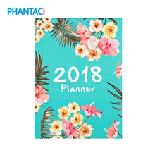 Agenda год милый календарь с цветами блокнот-органайзер для студентов дневник для ежедневника ежемесячный планировщик блокноты канцелярские товары А4