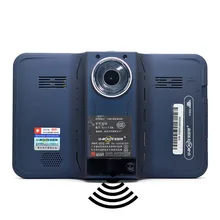 7 «Android Автомобильный GPS Радар-детектор 150 градусов объектив камеры DVR 1080 P авто камера G-сенсор камера заднего вида 16 ГБ бесплатную карту