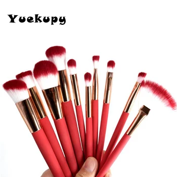 

10Pcs Professional Makeup Brushes Set Color Change Thermal Discoloration Cosmetic Brush Kit Eyeshadow Women Beauty Make up Tools