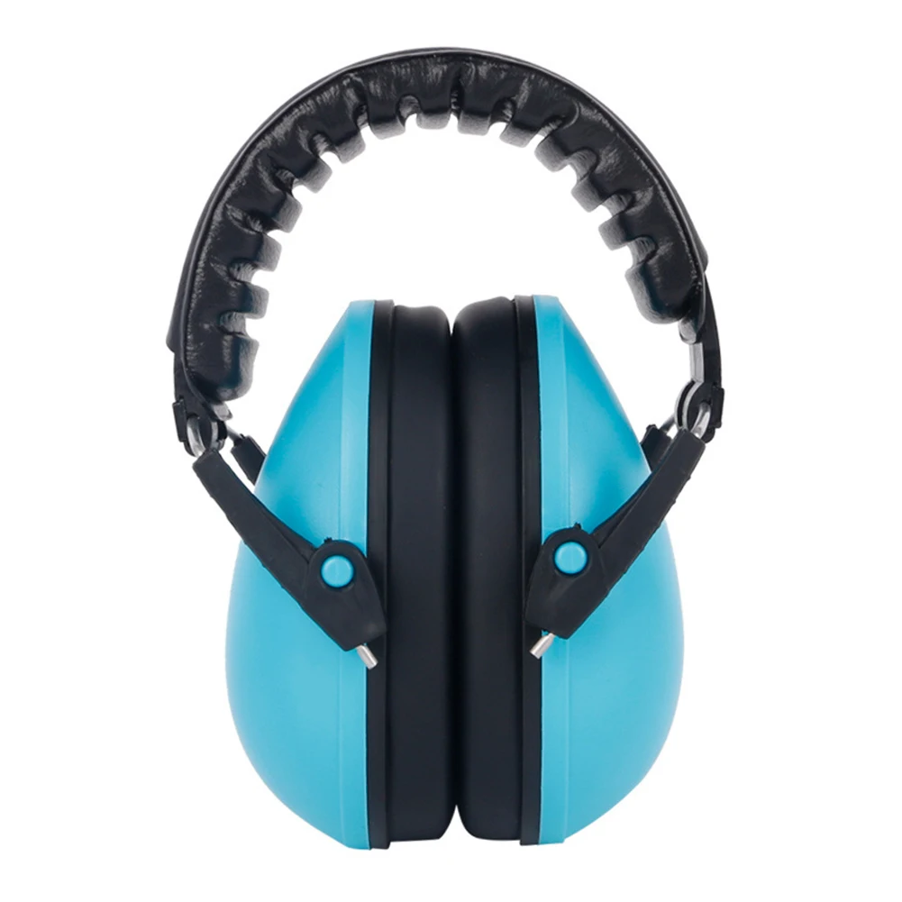 Анти-шум ушной протектор регулируемая головка наушник защитные устройства для ушей для хорошего сна работа исследование на открытом воздухе стрельба Защита слуха - Color: Blue