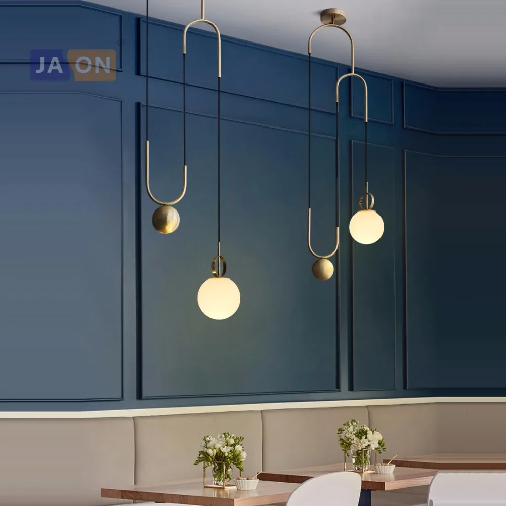 led nordic iron glass
