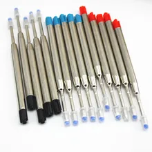 Металлические заправки шариковой ручки Monte mount. Офисные школьные канцелярские принадлежности подарки ручка DIY выбрать синий черный заправки ручка 10 шт