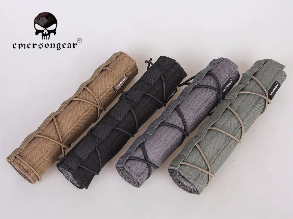 EmersonGear тактический 22 см подавитель Mirage чехол быстросъемный страйкбол аксессуар Регулируемый Чехол с ударным ремешком EM9330