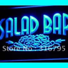 I089 салат-бар кафе Enseigne Lumineuse световая вывеска вкл/выкл Swtich 20+ цвета 5 размеров