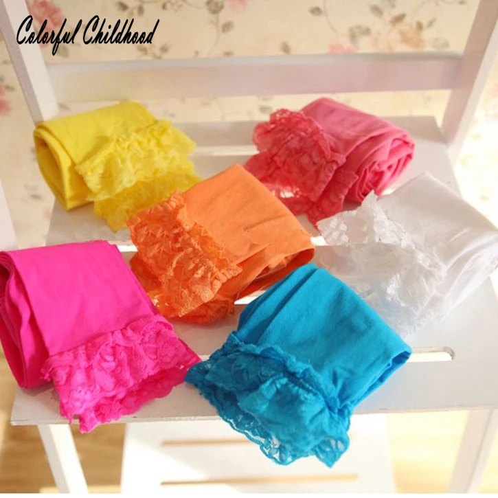 

Leggings Girls Pants 2018 Autumn Leggings for Girls Clothes lace Baby Girl Leggings Children Clothing