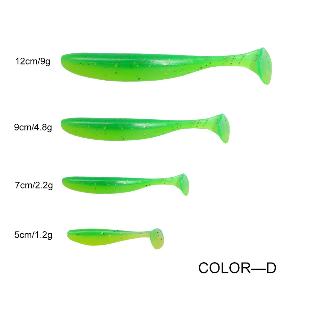 Мягкая приманка Hexakill 5 см/7 см/9 см/12 см резиновая для рыбалки Shad Swimbaits силиконовая