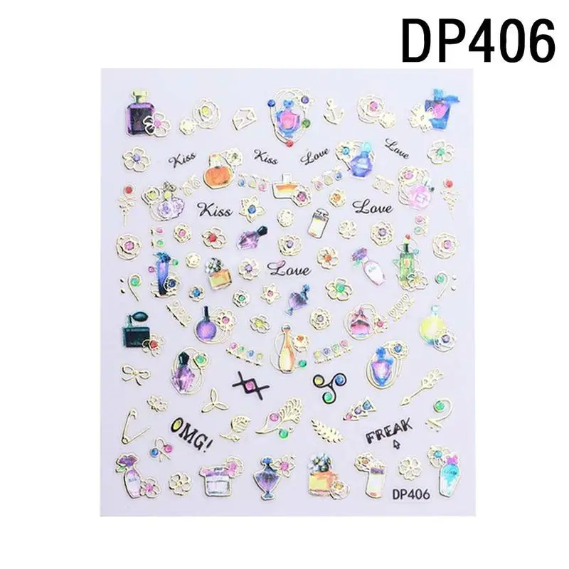 The latest 3d nail sticker decals DP series decal tools nail stickers nail decoration DIY nail decoration tools The latest 3d nail sticker decals DP series decal tools nail stickers nail decoration DIY nail decoration tools