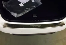 Stainless Steel Rear Bumper Door Sill Plate Scuff For LEXUS RX200T RX450H 2016