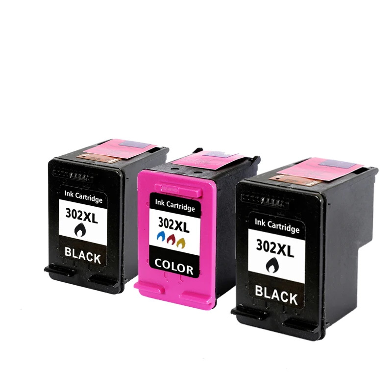 

302XL Refilled ink cartridge Replacement for HP 302 XL For HP Deskjet 2130 2135 1110 3630 3632 Officejet 3830 3834 4650
