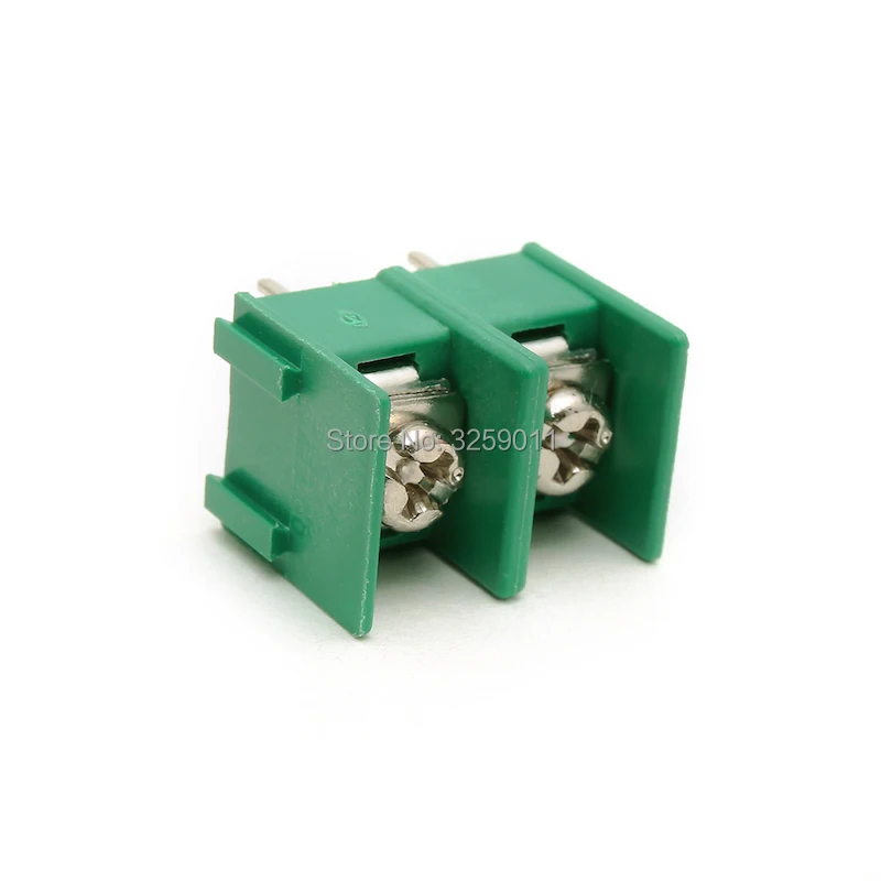 

100PCS Screw Terminal Block Connector 300V 20A Fence Type Connection 8.5 MM PCB Terminal Split Joint KF 8500 Green Copper 2Pin