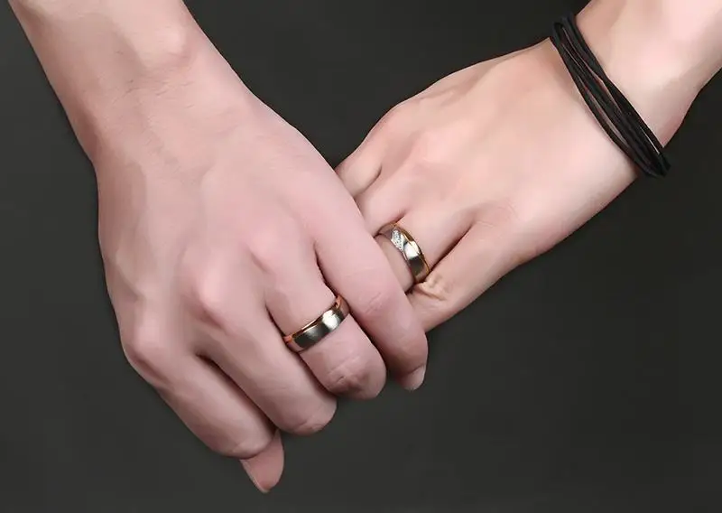 Chic Multi Design Stainless Steel Rings Display 2