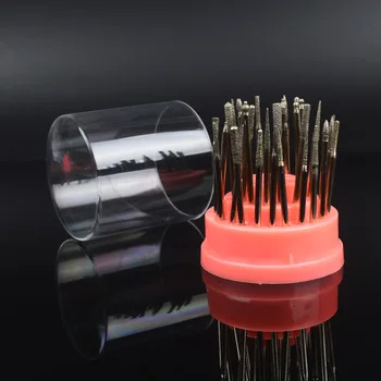 YZWLE 1 Pc New Exhibition Stand Displayer Nail Drill Bit Holder Professional Nail Art Manicure Tools Nail Drills Box