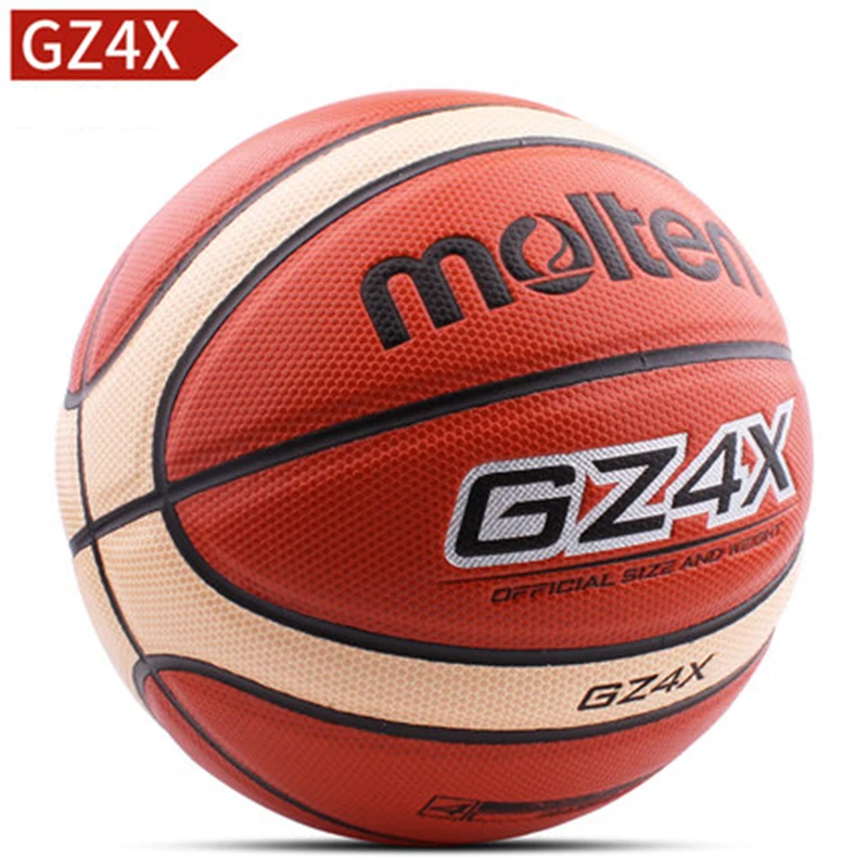 Molten Баскетбол мяч Gt4x/Gz4x Высокое качество Натуральная кожа PU Материал Размер 4 Баскетбол подходит для детей младшего возраста